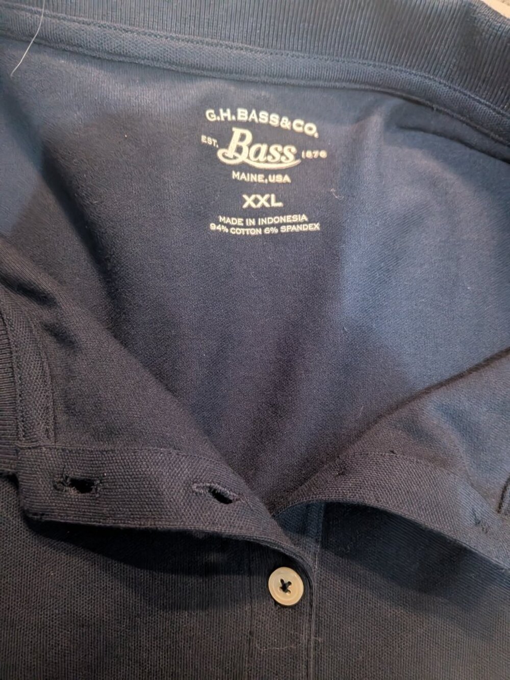 G.H. Bass & Co. Navy Blue Polo Shirt - Picture 4 of 5